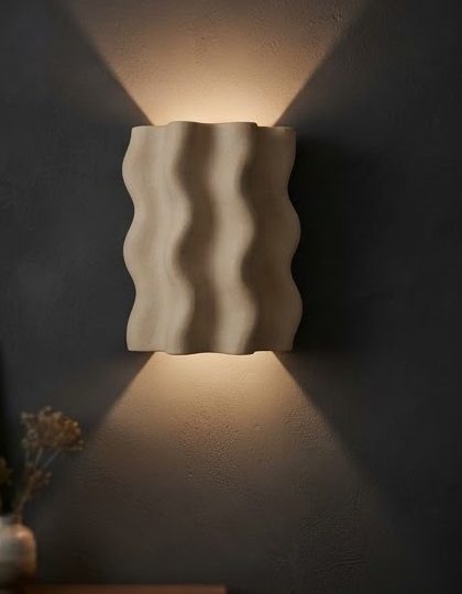 Ceramic Sconce — alternate view