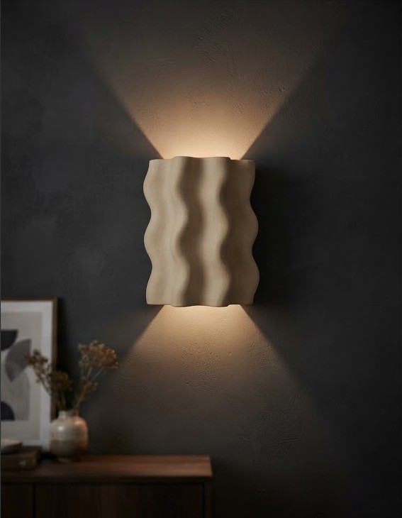 Ceramic Sconce — Matte Wall Light