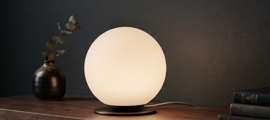 Glass Globe Lamp — alternate view